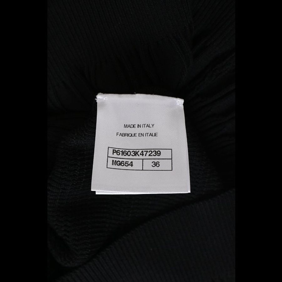 Chanel 19年埃及系列黑金针织真丝七分袖上衣外套-9