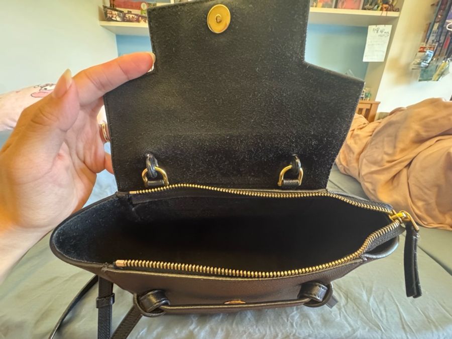 Celine 黑色鯰魚包 belt bag nano-3