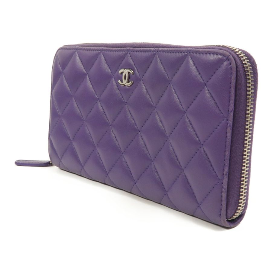 CHANEL 羊皮皮革Classic Long Zipped Wallet長錢包-2