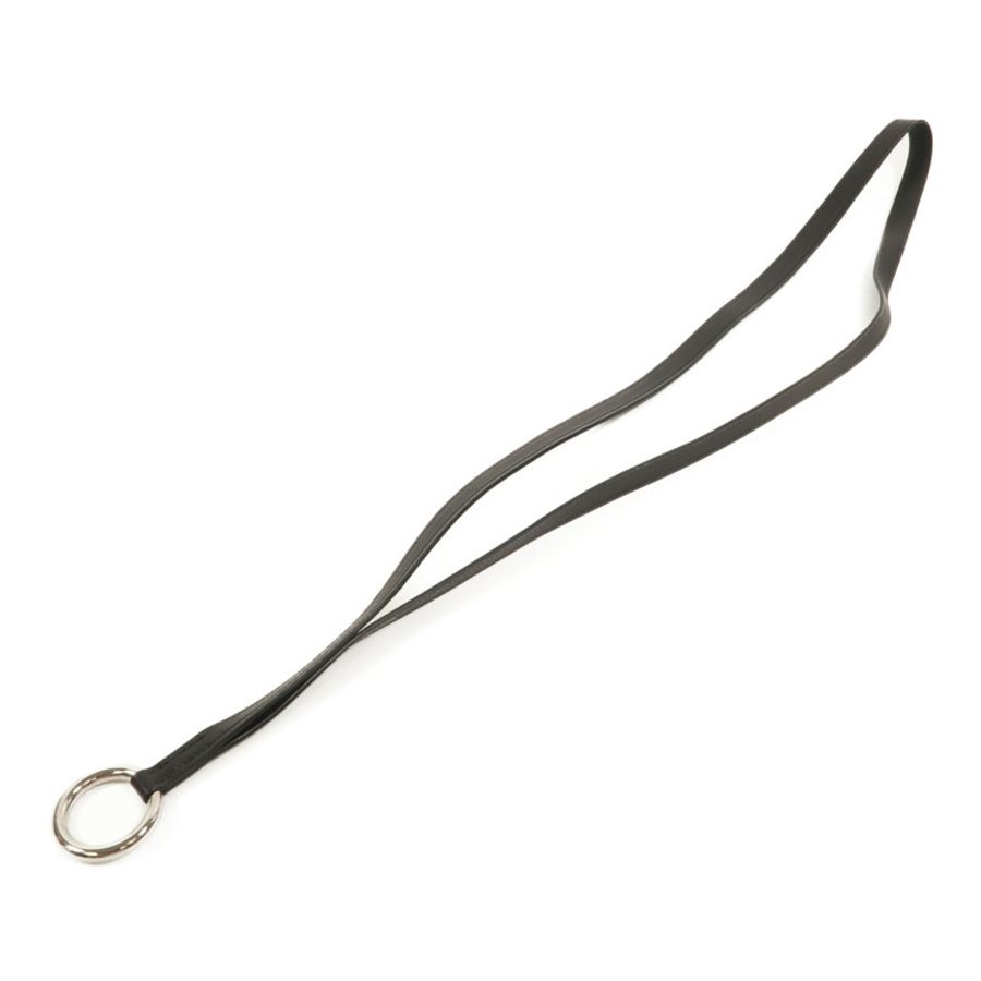 HERMES Swift皮革Neck Strap GM頸帶Noir-1