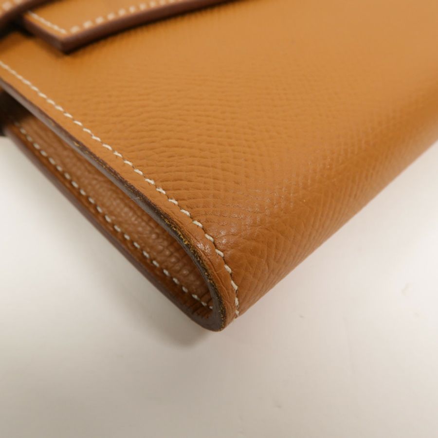 HERMES Epsom皮革Kelly Long Wallet長錢包-10