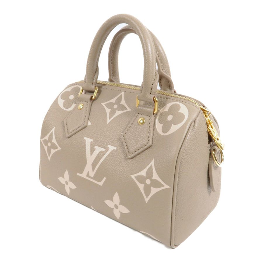 LOUIS VUITTON Monogram Empreinte Speedy Bandouliere 20扣手挽肩背兩用袋-2