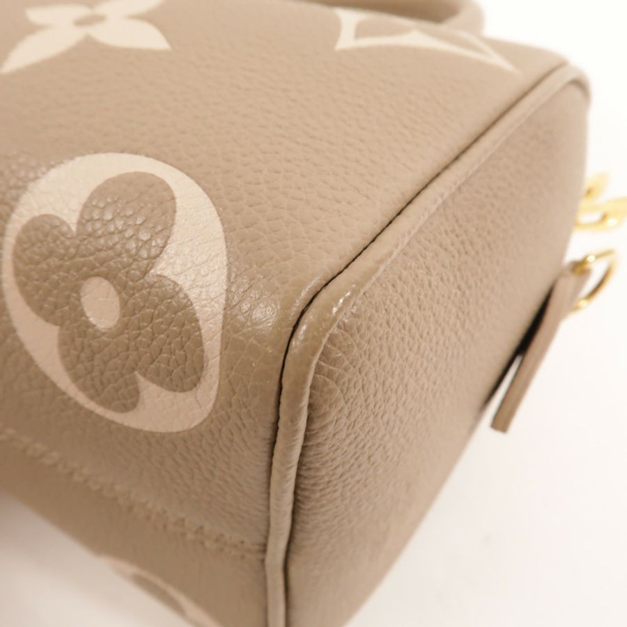 LOUIS VUITTON Monogram Empreinte Speedy Bandouliere 20扣手挽肩背兩用袋-10
