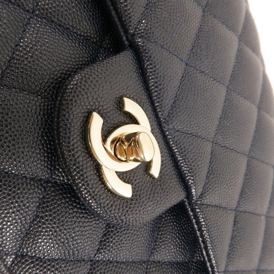 CHANEL 牛皮皮革Classic 25鏈帶肩背袋-7