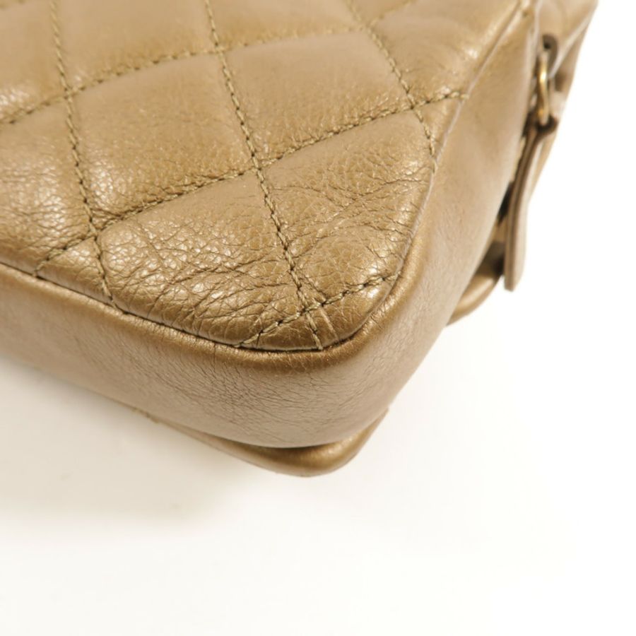 CHANEL 牛皮皮革CC Crown Flap肩背袋-14