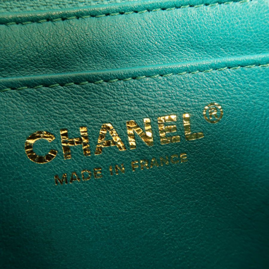 CHANEL Shearling/羊皮皮革Flap Bag肩背袋-7