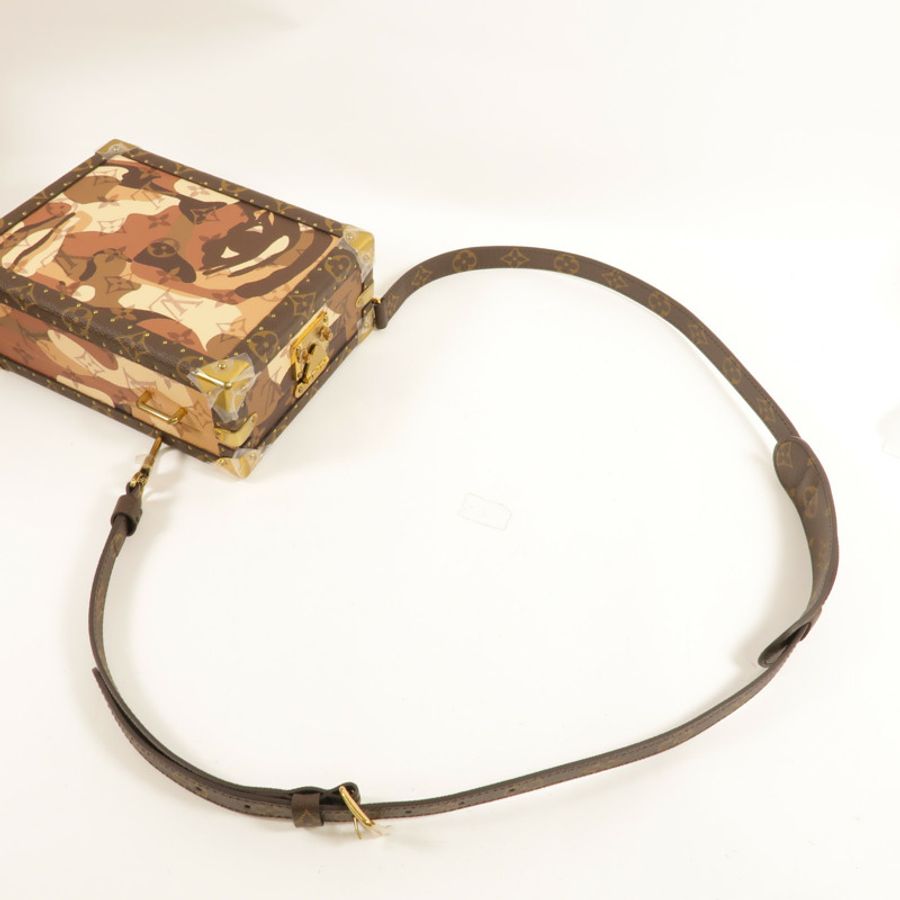 LOUIS VUITTON Monogram Vertical Clutch Box肩背袋-5