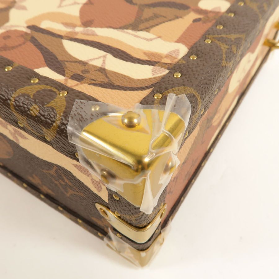 LOUIS VUITTON Monogram Vertical Clutch Box肩背袋-12
