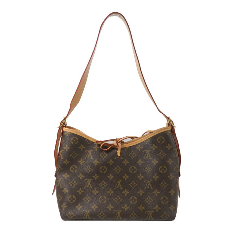 LOUIS VUITTON Monogram CarryAll PM肩背袋-1