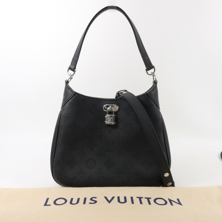 LOUIS VUITTON Monogram Mahina All Around PM手挽肩背兩用袋-9