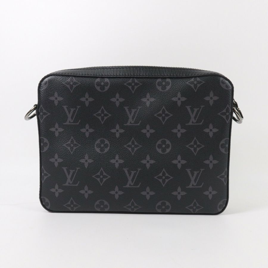 LOUIS VUITTON Monogram Eclipse Reverse Trio Messenger肩背袋-1