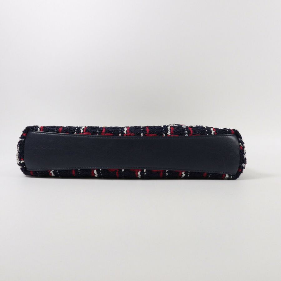 CHANEL Tweed Shopping Tote鏈帶肩背袋-3
