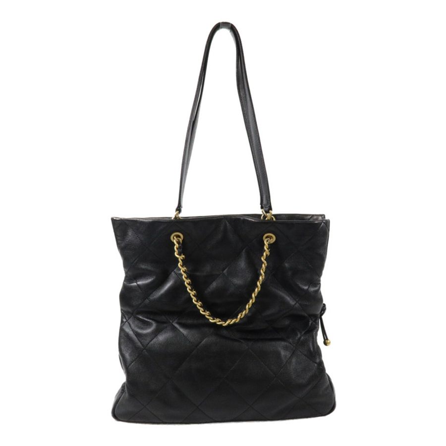 CHANEL 羊皮皮革25C Hobo Bag鏈帶手挽肩背兩用袋-1