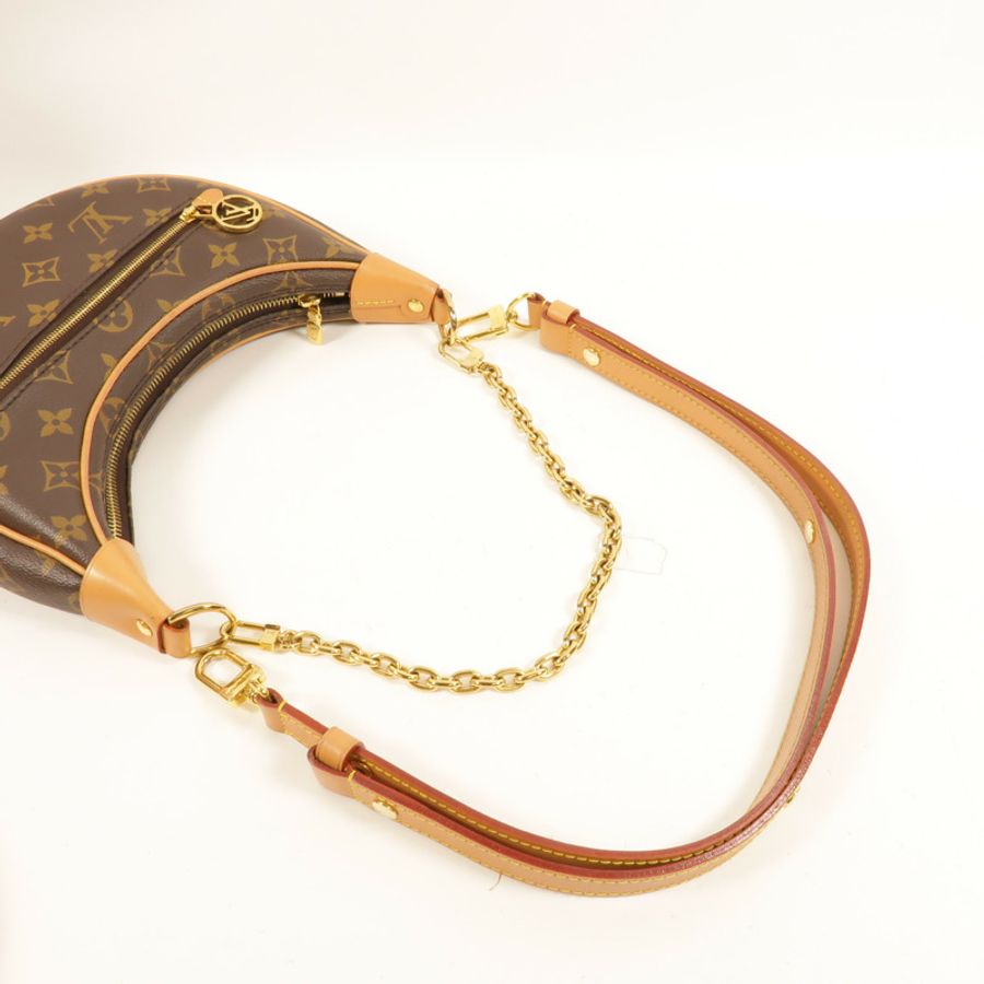 LOUIS VUITTON Monogram Loop金扣手挽肩背兩用袋-5