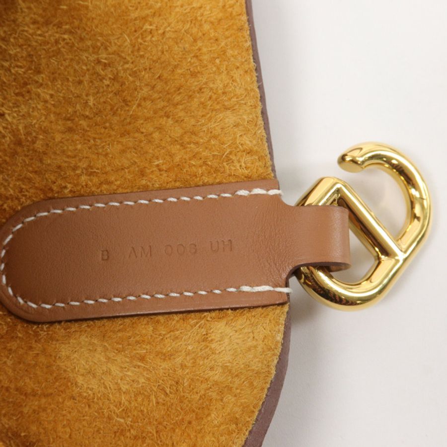 HERMES Clemence皮革In The Loop 23手挽袋Gold-6