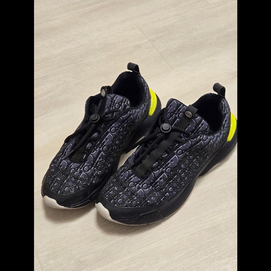 Dior Homme B24 藤格紋低筒運動鞋-4