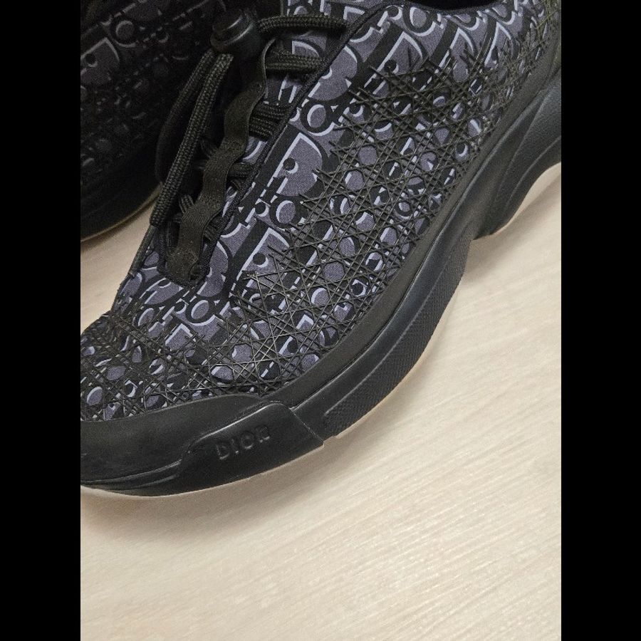 Dior Homme B24 藤格紋低筒運動鞋-20