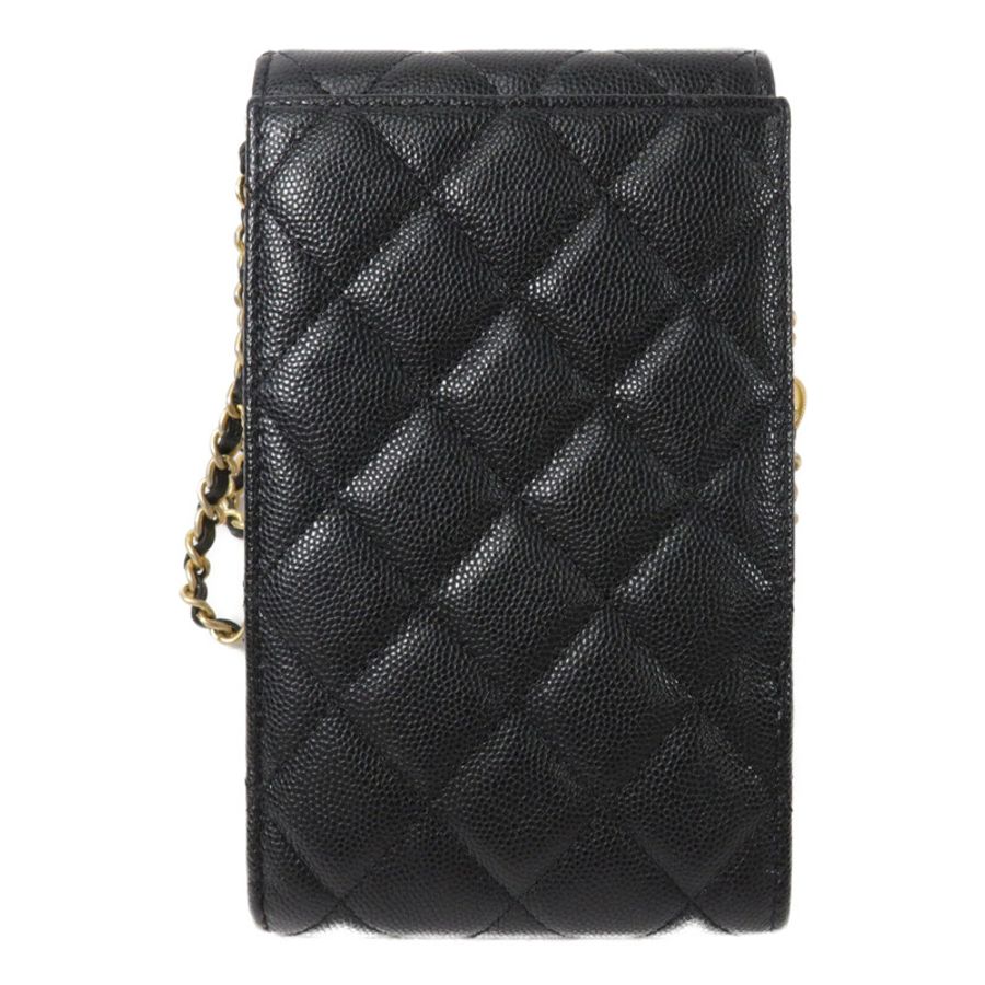 CHANEL 牛皮皮革Phone Bag鏈帶肩背袋-1