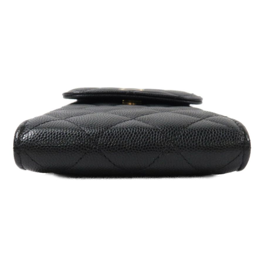 CHANEL 牛皮皮革Phone Bag鏈帶肩背袋-3