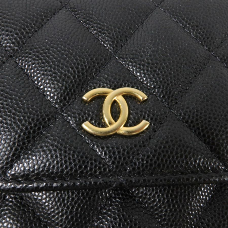 CHANEL 牛皮皮革Phone Bag鏈帶肩背袋-6