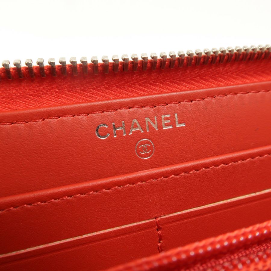 CHANEL 牛皮皮革Long Wallet長錢包-7