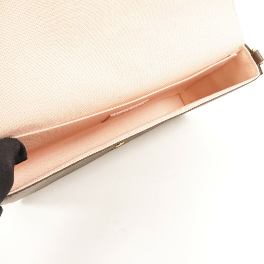 LOUIS VUITTON Monogram Lovely Birds Felicie Pochette金扣肩背袋-4