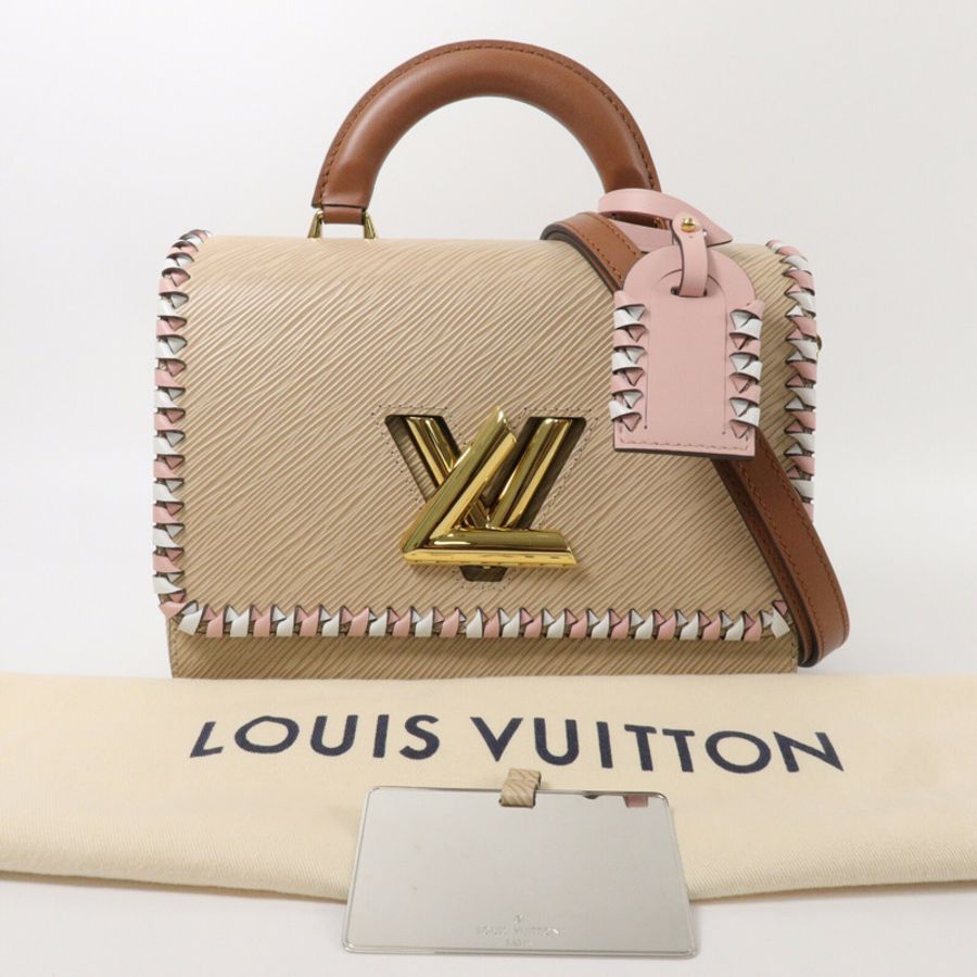 LOUIS VUITTON Epi Twist Top Handle MM手挽肩背兩用袋-9