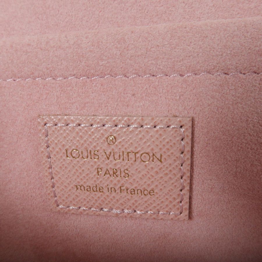 LOUIS VUITTON Damier Azur Felicia Pochette鏈帶肩背袋-5