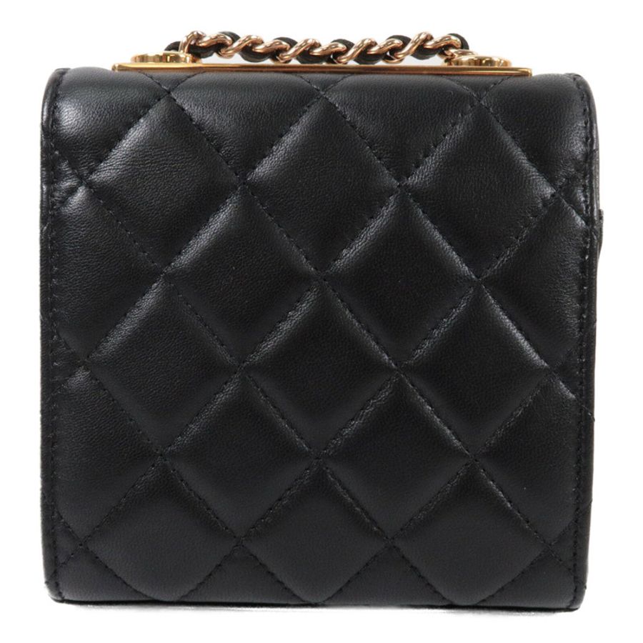 CHANEL 羊皮皮革Trendy CC Mini鏈帶肩背袋-1