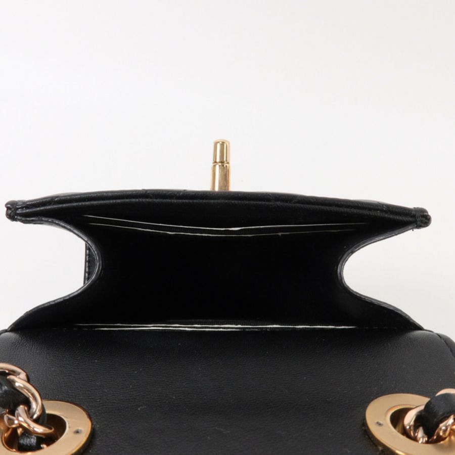 CHANEL 羊皮皮革Trendy CC Mini鏈帶肩背袋-4