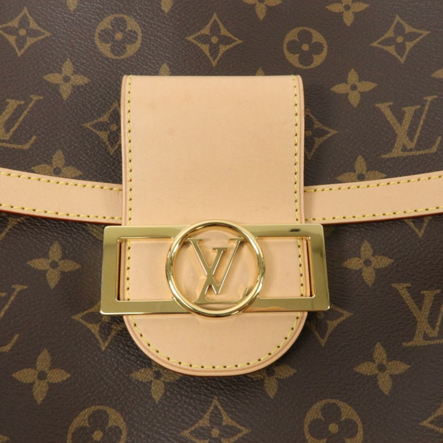LOUIS VUITTON Monogram Dauphine Soft GM手挽肩背兩用袋-6