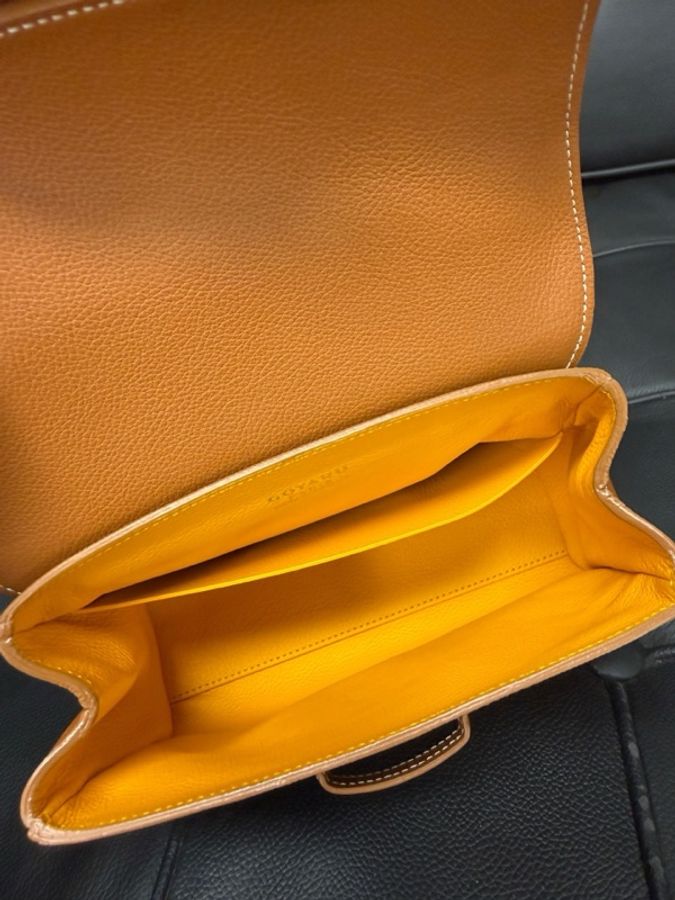 Goyard  戈雅 Saïgon迷你包（軟型版） Goyardine 帆布 15 x 7.5 x 20-5