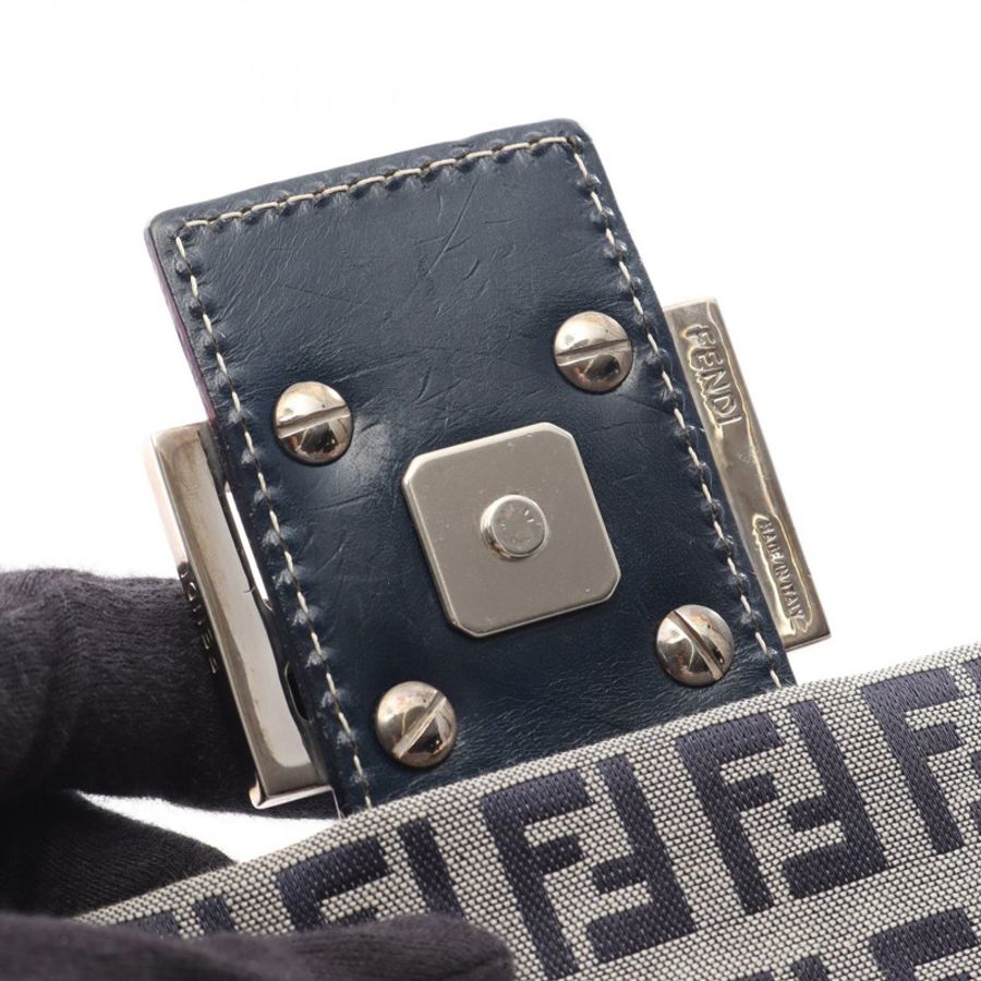 FENDI Mamma 水桶包 Zucchino 單肩手提包 2308-M426-018 帆布皮革 二手-4