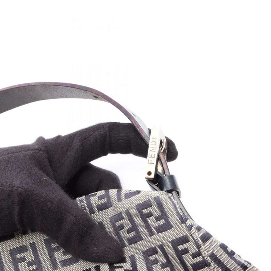 FENDI Mamma 水桶包 Zucchino 單肩手提包 2308-M426-018 帆布皮革 二手-11
