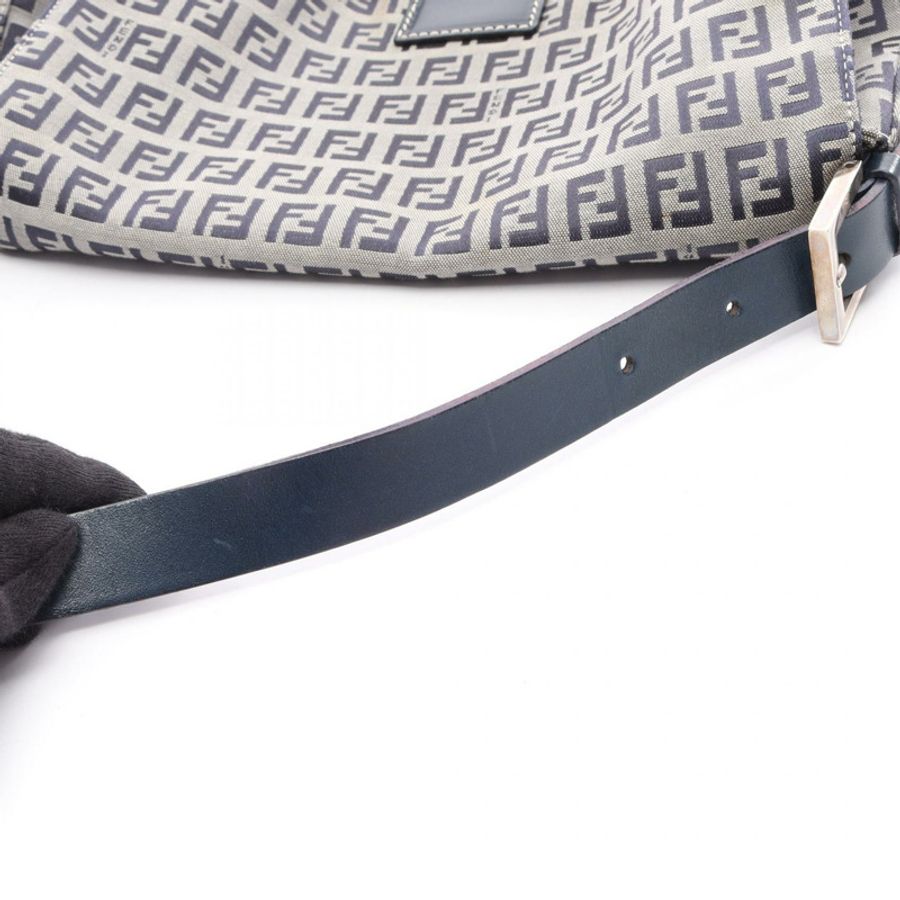 FENDI Mamma 水桶包 Zucchino 單肩手提包 2308-M426-018 帆布皮革 二手-12