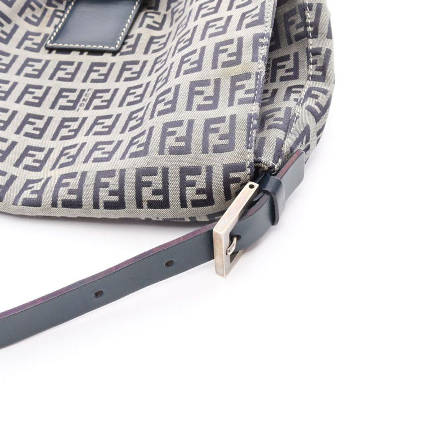 FENDI Mamma 水桶包 Zucchino 單肩手提包 2308-M426-018 帆布皮革 二手-13