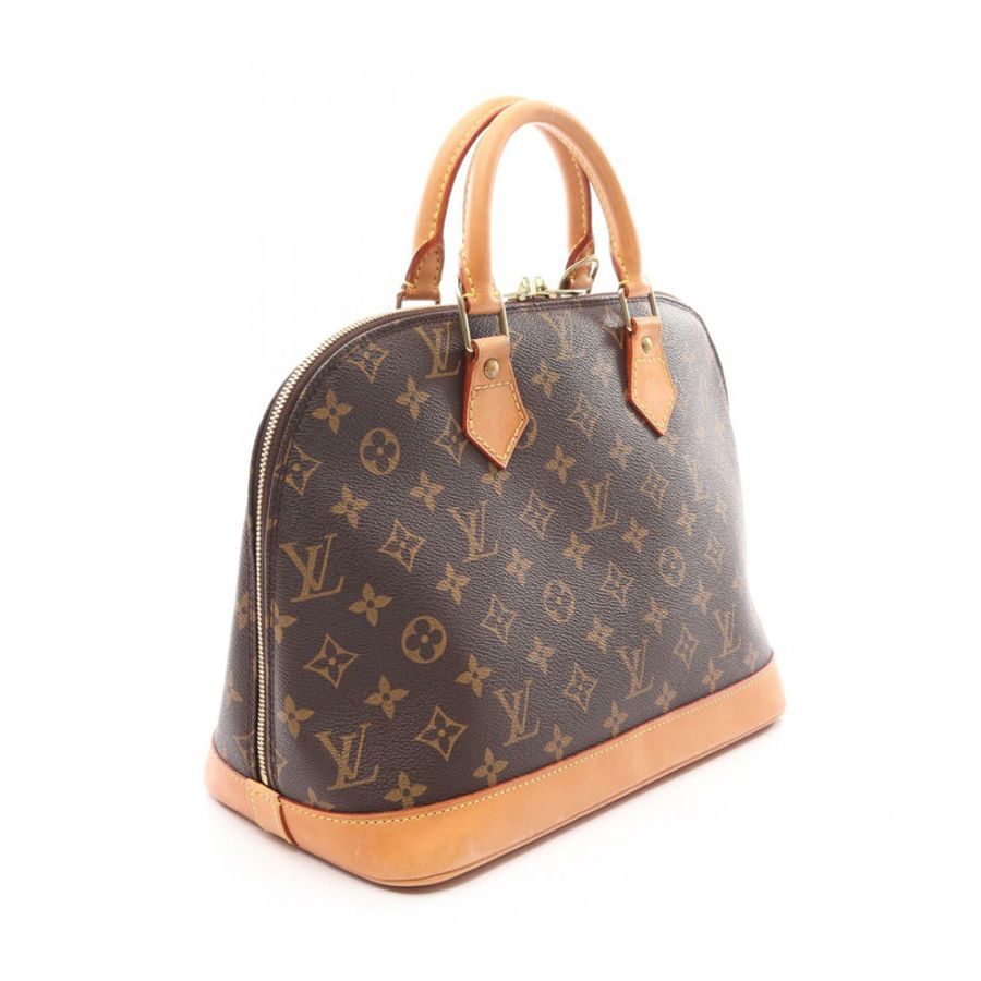 路易威登 Alma PM 手提包 M51130 Monogram 皮革棕色二手女士-1
