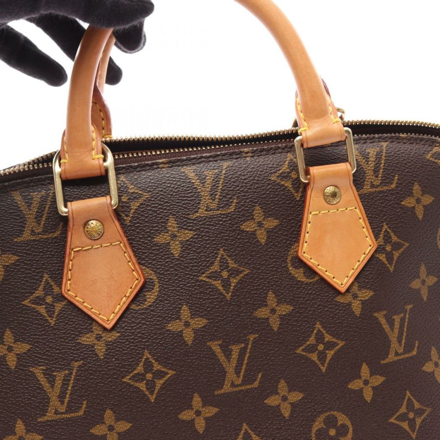 路易威登 Alma PM 手提包 M51130 Monogram 皮革棕色二手女士-5