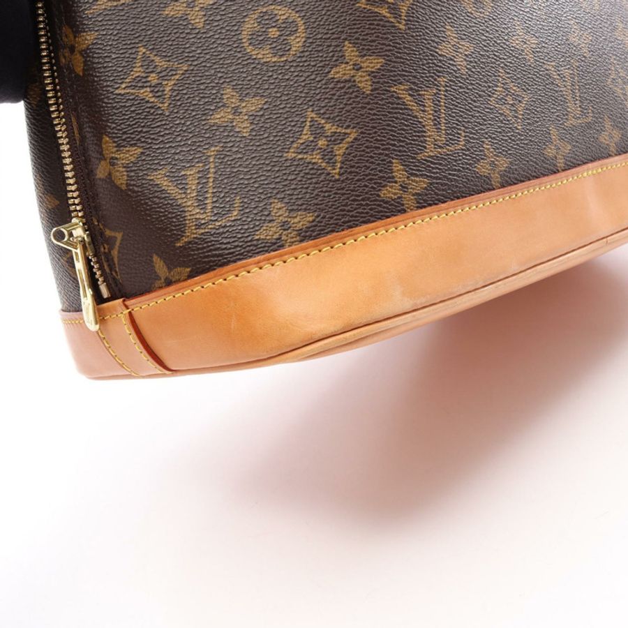 路易威登 Alma PM 手提包 M51130 Monogram 皮革棕色二手女士-11