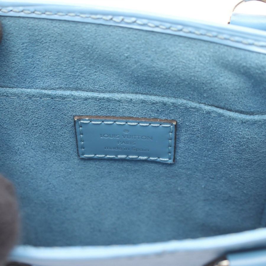 路易威登 Petite Sac Plat 肩斜背包 手提包 M80167 Epi Bleuet 二手-3