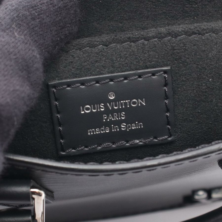 路易威登 Petit Sac Plat 斜背包 M69441 Epi Noir 二手 LV-3