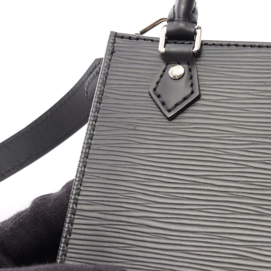 路易威登 Petit Sac Plat 斜背包 M69441 Epi Noir 二手-6