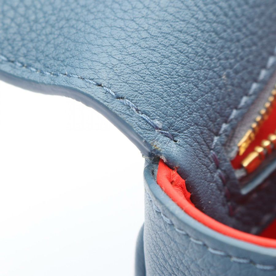 路易威登 LV Pont 9 Soft PM 肩背包 M58964 皮革 藍色 二手-6