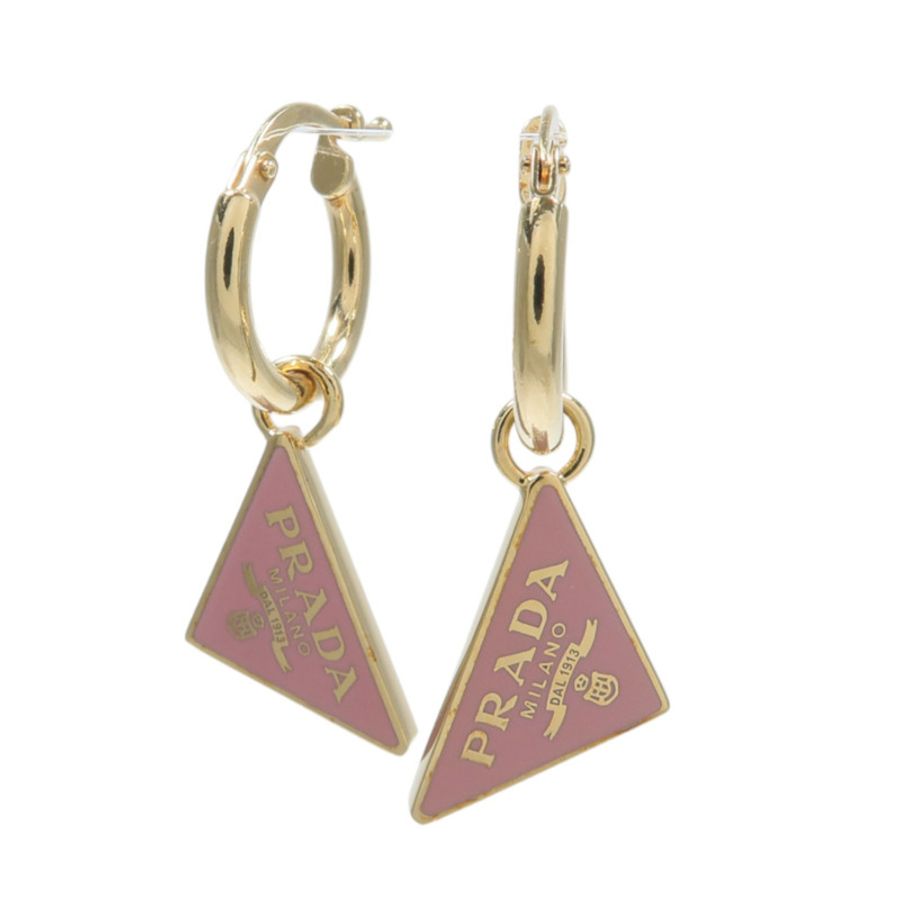 PRADA 金屬Symbole Earrings耳環-1