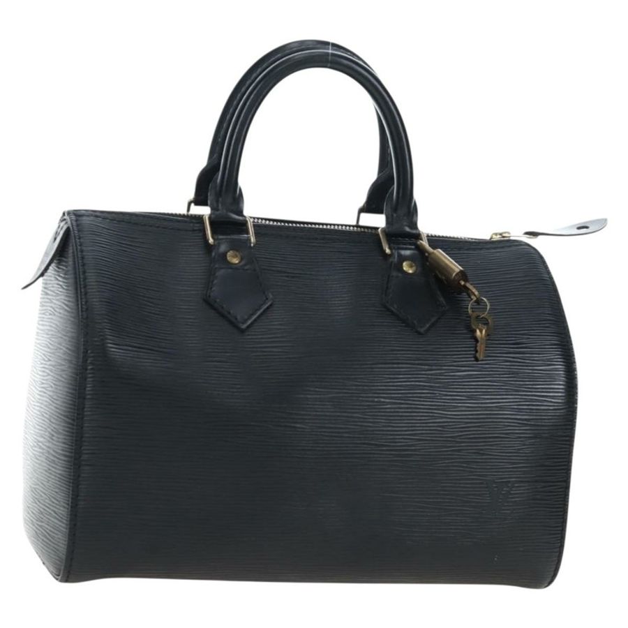【日本直送】路易威登 Epi Speedy 25 手提包 黑色 M59042 LV 正品 am12144V-0