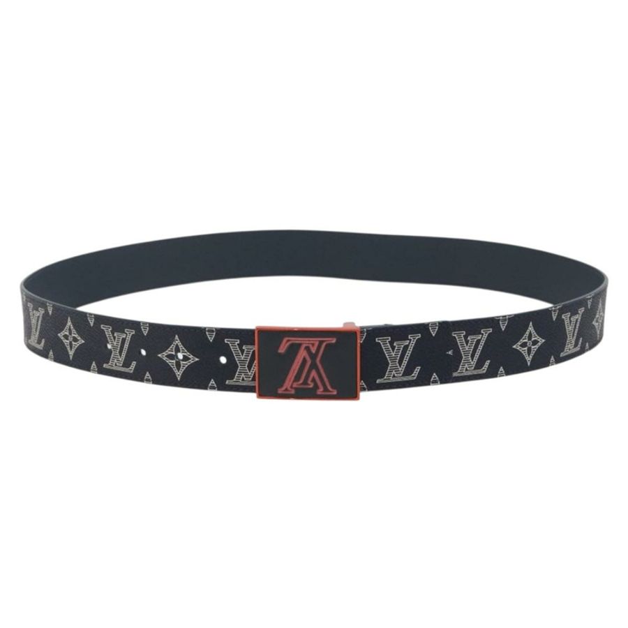 【日本直送】路易威登 Monogram Ceinture Etropol 皮帶 海軍藍 M0049 LV Auth ar14133M-0