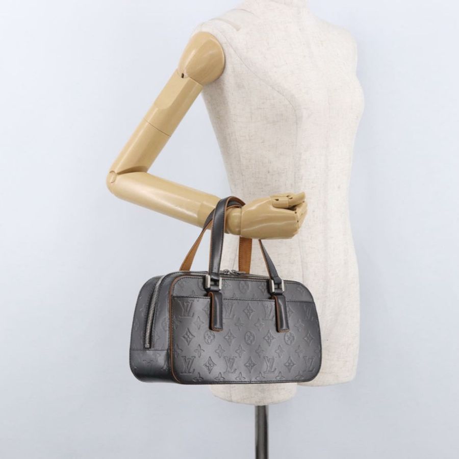 【日本直送】路易威登 Monogram Mat Shelton 手提包 黑色 M55172 LV 正品 ka5335A-21