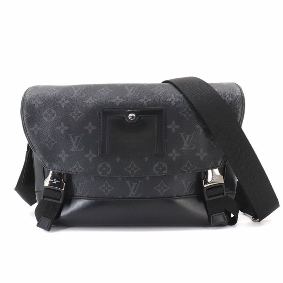 路易威登 Voyage PM Monogram Eclipse 單肩手提包 M40511 斜背包-0