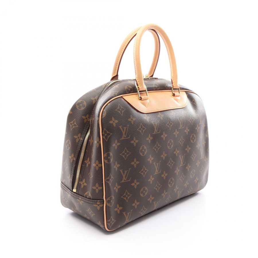 路易威登 Deauville Bowling 化妝包 M47270 Monogram 帆布 棕色 LV-1
