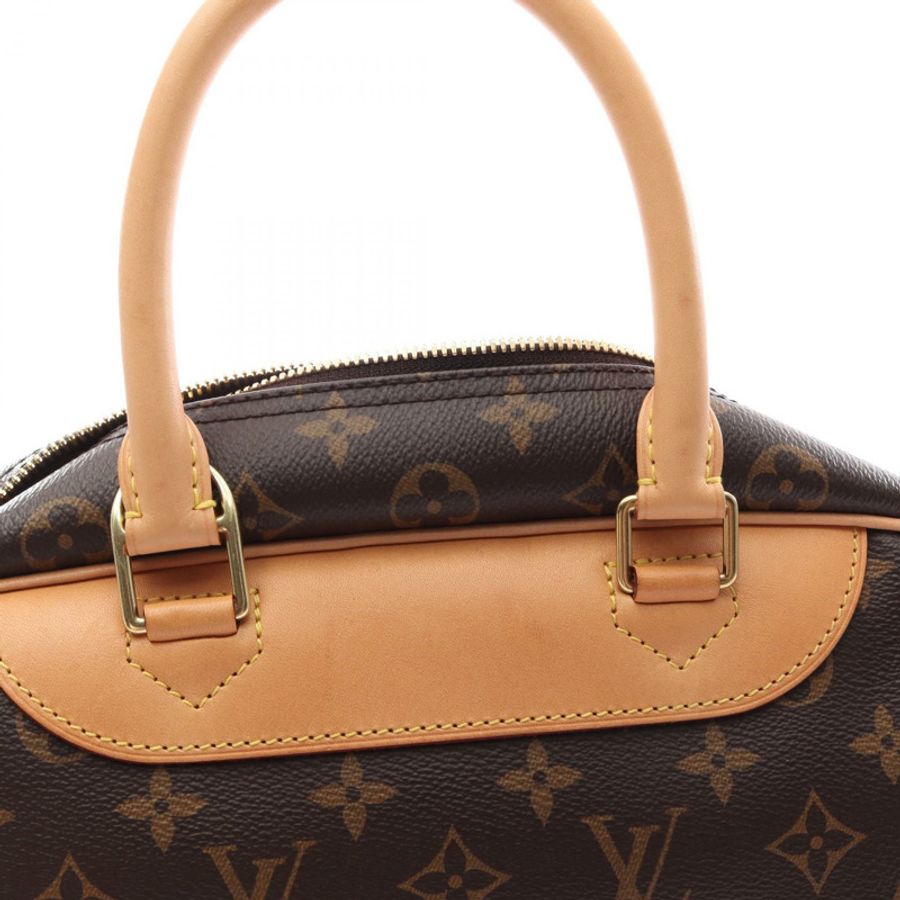 路易威登 Deauville Bowling 化妝包 M47270 Monogram 帆布 棕色 LV-9